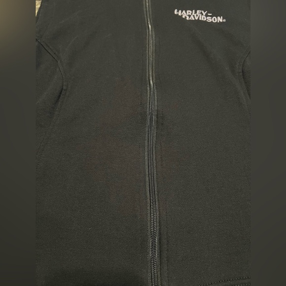 Women’s Harley Davidson Hooded Embroidered Vest - Picture 5 of 8
